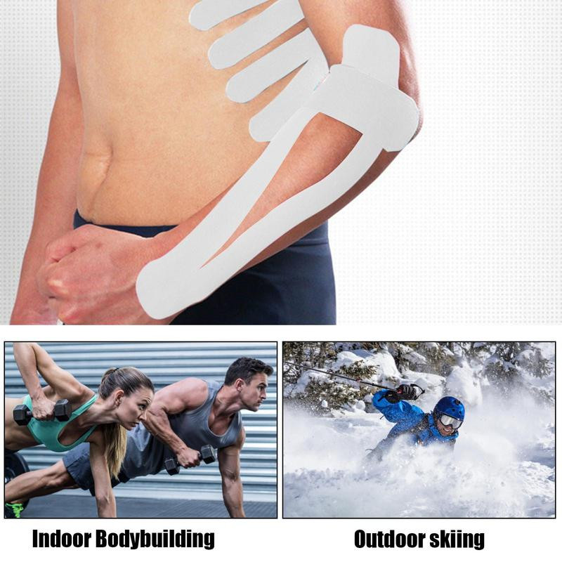 Elastne sporditeip veekindel pahkluu teip väljaväänatud pahkluu jaoks, veekindel lateksivaba sportlik kehateip liigestele ja lihastele