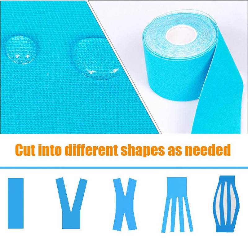 Veekindel 5 cm kinesioloogiline teip Sport taastav rihmaga lihasvalu leevendav sideme kaitsevarustus