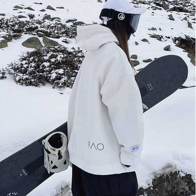 Jauns spilgtas krāsas Oversize slēpju kapuce vīriešiem Sieviešu āra sniega kapuce Snovborda džemperis ar kapuci Slēpošanas aprīkojums Sporta apģērbs