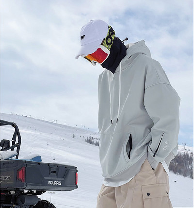 Jauns spilgtas krāsas Oversize slēpju kapuce vīriešiem Sieviešu āra sniega kapuce Snovborda džemperis ar kapuci Slēpošanas aprīkojums Sporta apģērbs