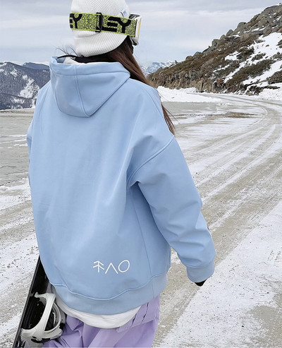 Jauns spilgtas krāsas Oversize slēpju kapuce vīriešiem Sieviešu āra sniega kapuce Snovborda džemperis ar kapuci Slēpošanas aprīkojums Sporta apģērbs