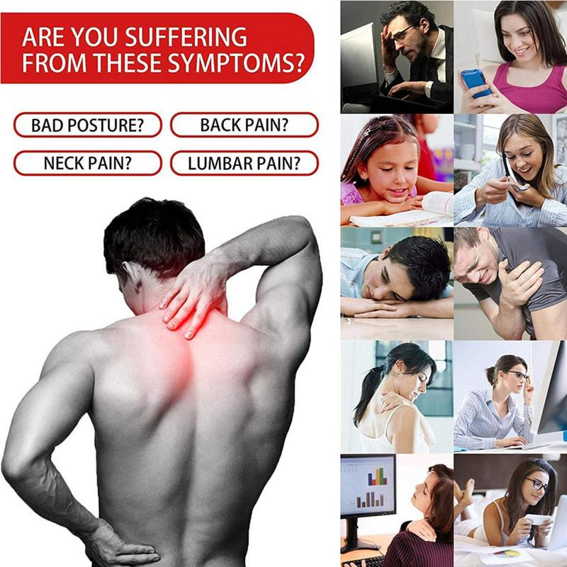 8 formas pozas koriģējoša josta bērniem pieaugušajiem Regulējama muguras augšdaļas stiprinājuma balsts kaklam mugurai pleciem mugurkaulam Pareiza poza