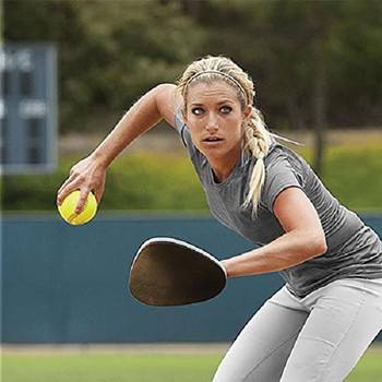 1 бр. Бейзболна ръкавица, лека мека младежка софтболна ръкавица, бейзболно тренировъчно оборудване за тренировъчна практика във вътрешното поле, екипни упражнения