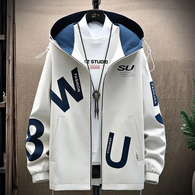 Plona laisvalaikio striukė paaugliams, vidurinės mokyklos moksleiviams, korėjietiško stiliaus „Cow Bomber“, 2023 m. pavasario ruduo, nauji drabužiai