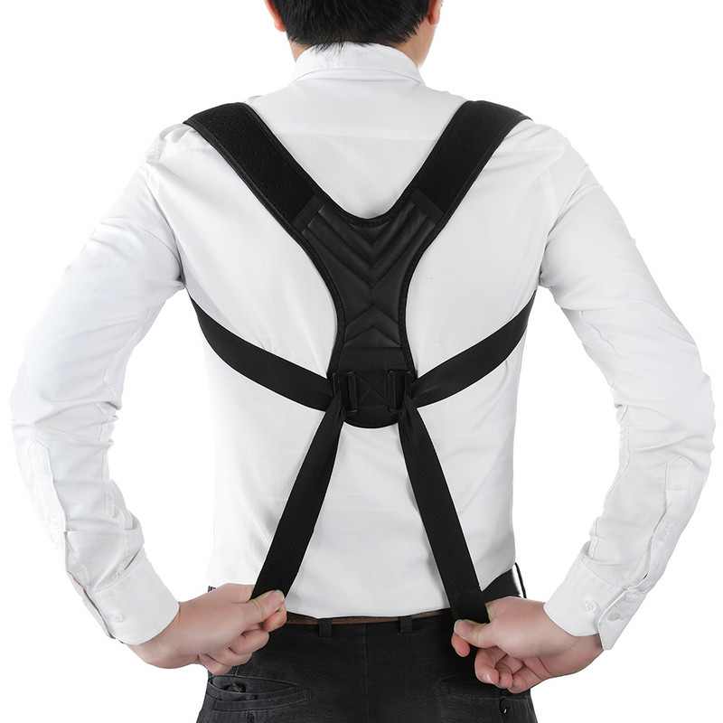 Mehed Naised Seljahoiaku korrigeerija Õlg Sirge Tugi Traksidega Rihmateraapia Reguleeritavad rihmad Korsett hoiab ära kõverdumise
