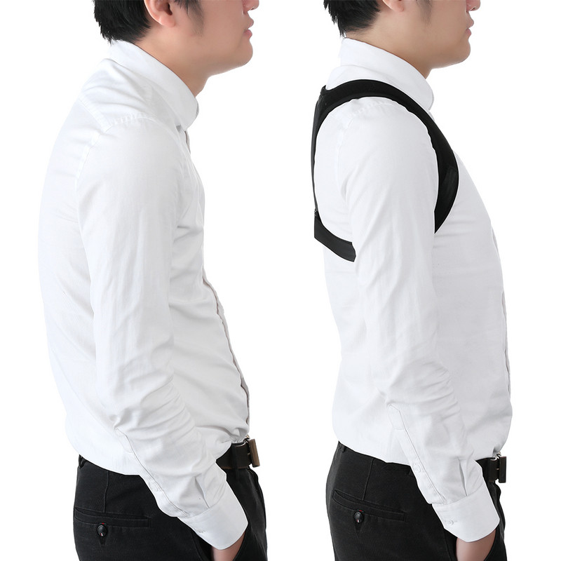 Mehed Naised Seljahoiaku korrigeerija Õlg Sirge Tugi Traksidega Rihmateraapia Reguleeritavad rihmad Korsett hoiab ära kõverdumise