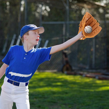 Бейзболна ръкавица за спорт на открито Дясната ръка за хвърляне на бейзболни ръкавици Софтбол Тренировъчно оборудване Бейзболна тренировъчна ръкавица за деца