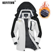 KEFITEVD Ženska zimska flis jakna za planinarenje Termalna topla jakna za skijanje i daskanje na snijegu Ribolov Kampiranje Jakne Kaputi Vjetrovke Gornja odjeća