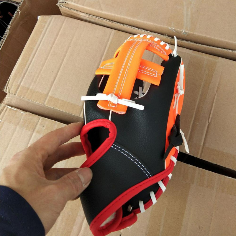 1 tk spordipesapalli pehmepalli pesapallikinnas, paks põrutuskindel kunstnahast löögikindel Softballi kinnas noortele lastele täiskasvanutele