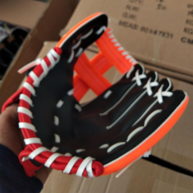 1 tk spordipesapalli pehmepalli pesapallikinnas, paks põrutuskindel kunstnahast löögikindel Softballi kinnas noortele lastele täiskasvanutele