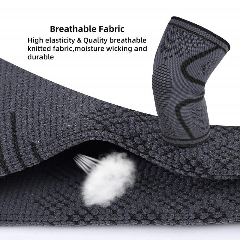 1-osaline küünarnuki tugi Elastne Gym Fitness Nailonist kaitsepadi Imab higi Sport Ohutus Korvpall Mäng Käte varrukas küünarnuki kinnitus