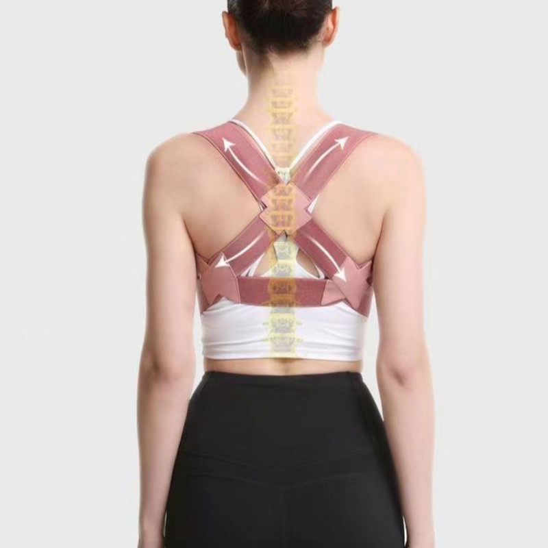 Αόρατος διορθωτικός στάσης πλάτης Ρυθμιζόμενος βραχίονας στήριξης ζώνης στήριξης σπονδυλικής στήλης Πίσω ώμος Διόρθωση οσφυϊκής στάσης για γυναίκες