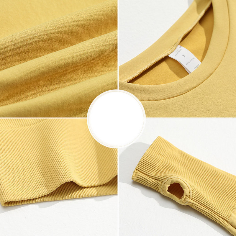 Jogas komplekts sievietēm, 2 dab., mīksts un elpojošs, mīksts un elpojošs, trenažieru tērps ar augstu vidukli.