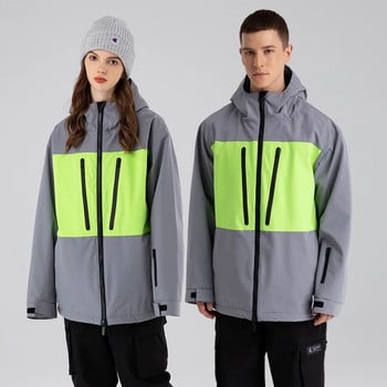 2024 Ανδρικά παλτά Snowboard για άντρες εξωτερικού χώρου, Γυναικείο μπουφάν για σκι με κουκούλα, αντιανεμικό αλπικό γυναικεία ρούχα από χιόνι