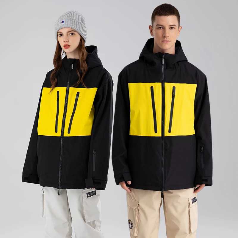 2024 Ανδρικά παλτά Snowboard για άντρες εξωτερικού χώρου, Γυναικείο μπουφάν για σκι με κουκούλα, αντιανεμικό αλπικό γυναικεία ρούχα από χιόνι