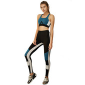 Fitness Ruházat Sportruházat Női Tornaterem Jóga Szett Jogging Femme Nylon kényelmes melltartó és leggings Sport öltöny Edzőruhák Női