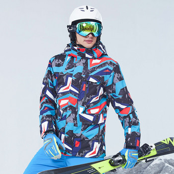 Ανδρικό μπουφάν για σκι Χειμερινό αθλητισμό αδιάβροχο μπουφάν Χειμερινό παχύ παλτό Αναρρίχηση Ψάρεμα Snowboarding και μπουφάν για σκι Ανδρικά