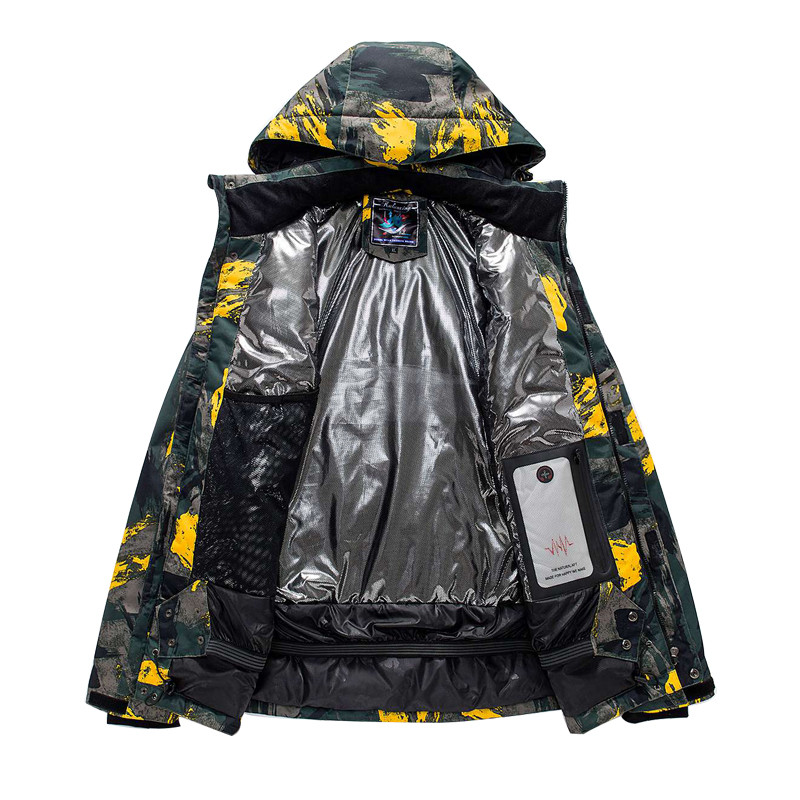 Suusajope Meeste Talvine Välisport Veekindel jope Talvine Paks mantel Clambing Kalastamine Lumelauasõit ja Suusajoped Mehed