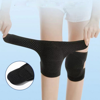 1PCS Спортни компресионни наколенки Еластичен протектор за коляно Удебелена гъба Подпора за скоби за колене за тренировъчна тренировка за танци