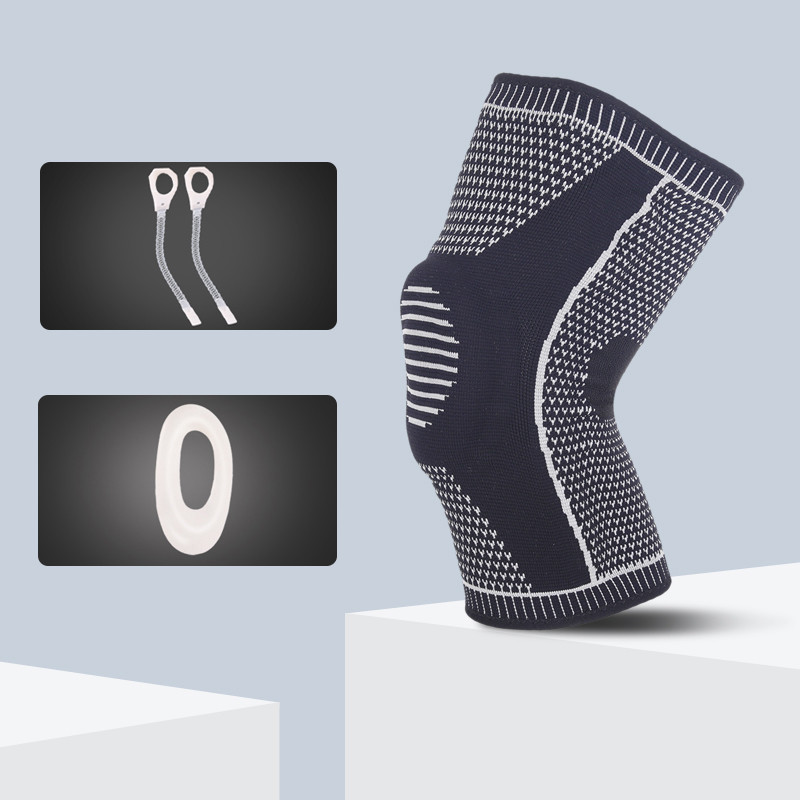 Επαγγελματικό προστατευτικό στήριξης γονάτου με συμπίεση Αθλητικά επιγονατίδες Επιγονατίδες σιλικόνης για σπασίματα μηνίσκου ποδοσφαίρου μπάσκετ