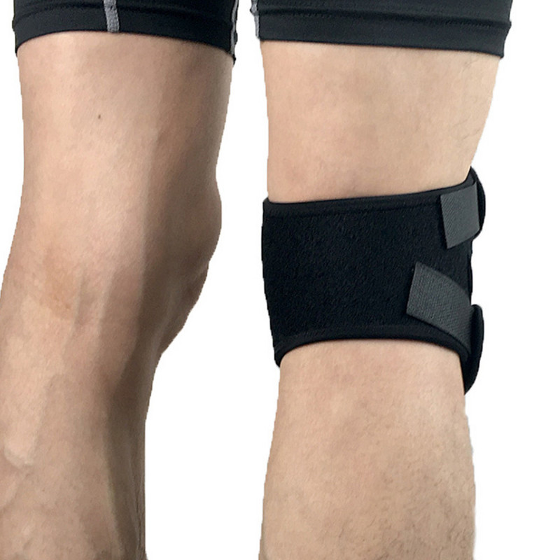 1 DB sport térdvédő patella pánt rugalmas pólya térdvédő labdarúgás kosárlabda sport térdvédő fitnesz sport térdmerevítő
