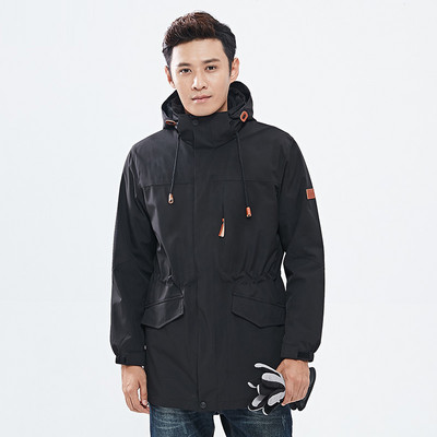 Naine, Mehed, õues fliis, soe matkamine telkimine matkamine, suusatamine, vabaaja sportlik kapuutsiga jope tuulejope, pehme shell riided