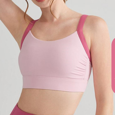 1/2kom fitness džepni set za jogu Žensko odijelo iste boje za trčanje u teretani Sportski grudnjak Tajice s visokim strukom Hlače za vježbanje Odijelo za aktivnu odjeću