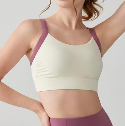 1/2kom fitness džepni set za jogu Žensko odijelo iste boje za trčanje u teretani Sportski grudnjak Tajice s visokim strukom Hlače za vježbanje Odijelo za aktivnu odjeću