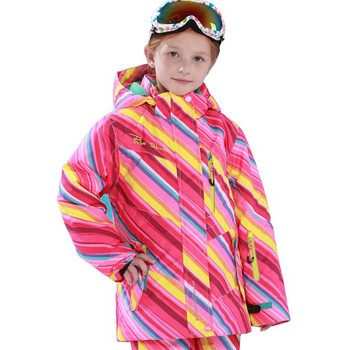 2022 г. Ново момиче, младежки зимни ски, сноуборд, красиво яке, палто с парка