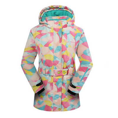 2022 m. Naujas mergaičių jaunimo Perrito žiemos slidinėjimo snieglentės gražus švarkas Parka paltas