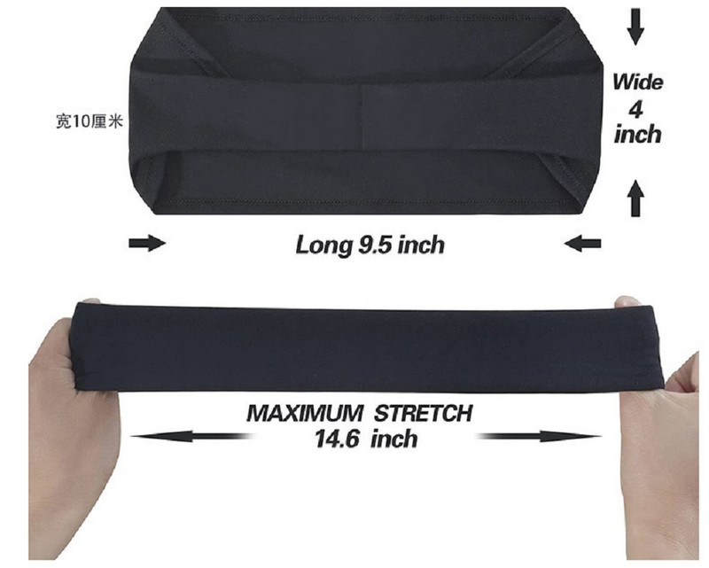 Sporta galvas saite, skriešana, fitnesa sviedru lente, elastīga, absorbējoša, sviedri, riteņbraukšana, skriešana teniss joga sporta zāle, galvas saite, matu pārsējs vīriešiem sievietēm