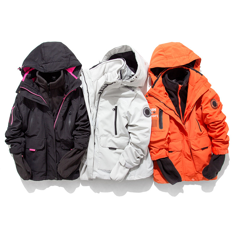 Csoportos vásárlás meleg tél szabadtéri hegymászó kemping síruházat, női vízálló szélálló vastagodó triád férfi kivehető Ja