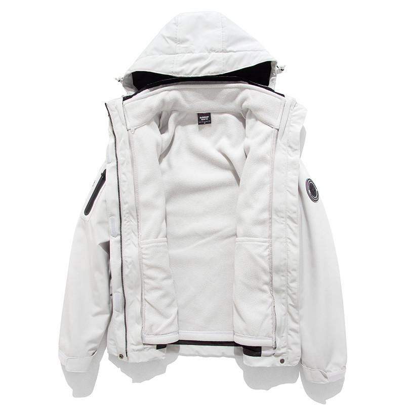 Csoportos vásárlás meleg tél szabadtéri hegymászó kemping síruházat, női vízálló szélálló vastagodó triád férfi kivehető Ja