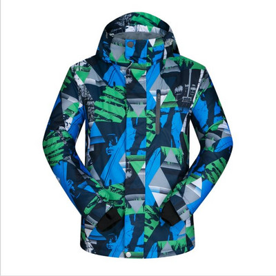 Ανδρικό μπουφάν για σκι Χειμερινό εξωτερικό χώρο Υψηλής ποιότητας αδιάβροχο Thicken Warm Snow Snowboard Μπουφάν Ανδρικά σακάκια Snowboard με κουκούλα