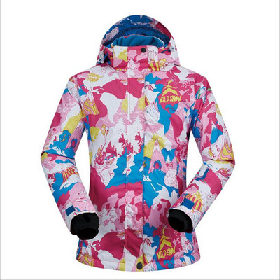 Горещо -30 градуса дамско ски яке водоустойчиво ветроустойчиво облекло за сноуборд лов на открито къмпинг катерене топли женско палто