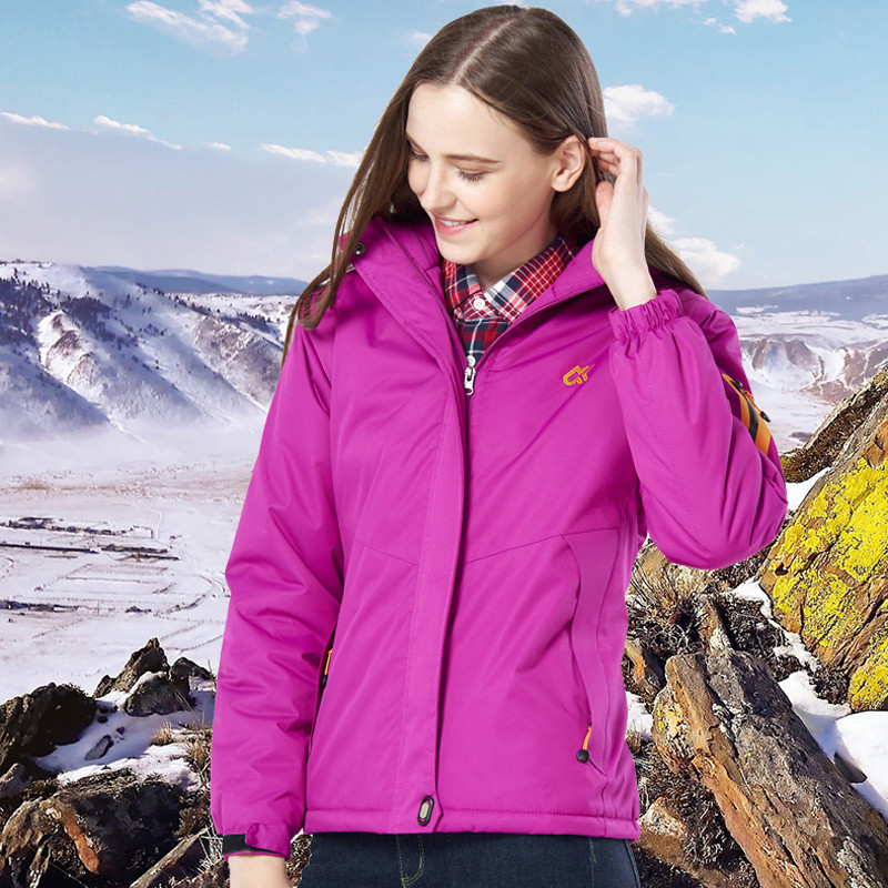 Férfi Női Téli Trekking Sídzseki Túrázás Vízálló Vastag -20 fok Szuper meleg, lélegző kültéri kempingkabát