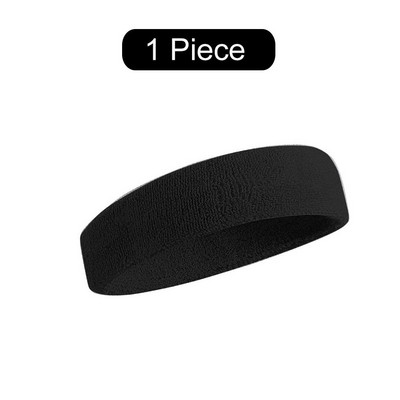 WorthWhile kokvilnas sporta galvas saite elastīgas sviedru lentes basketbols sports sievietēm vīriešiem sporta zāle fitnesa sviedri matu lente volejbols teniss