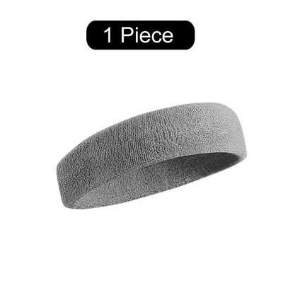 WorthWhile kokvilnas sporta galvas saite elastīgas sviedru lentes basketbols sports sievietēm vīriešiem sporta zāle fitnesa sviedri matu lente volejbols teniss