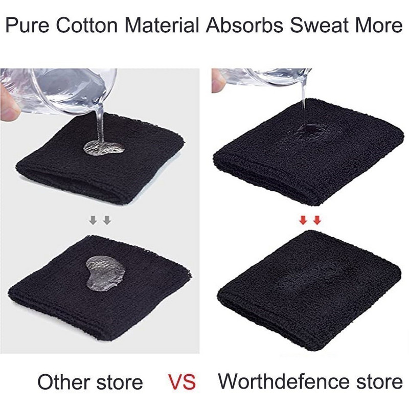 WorthWhile kokvilnas sporta galvas saite elastīgas sviedru lentes basketbols sports sievietēm vīriešiem sporta zāle fitnesa sviedri matu lente volejbols teniss