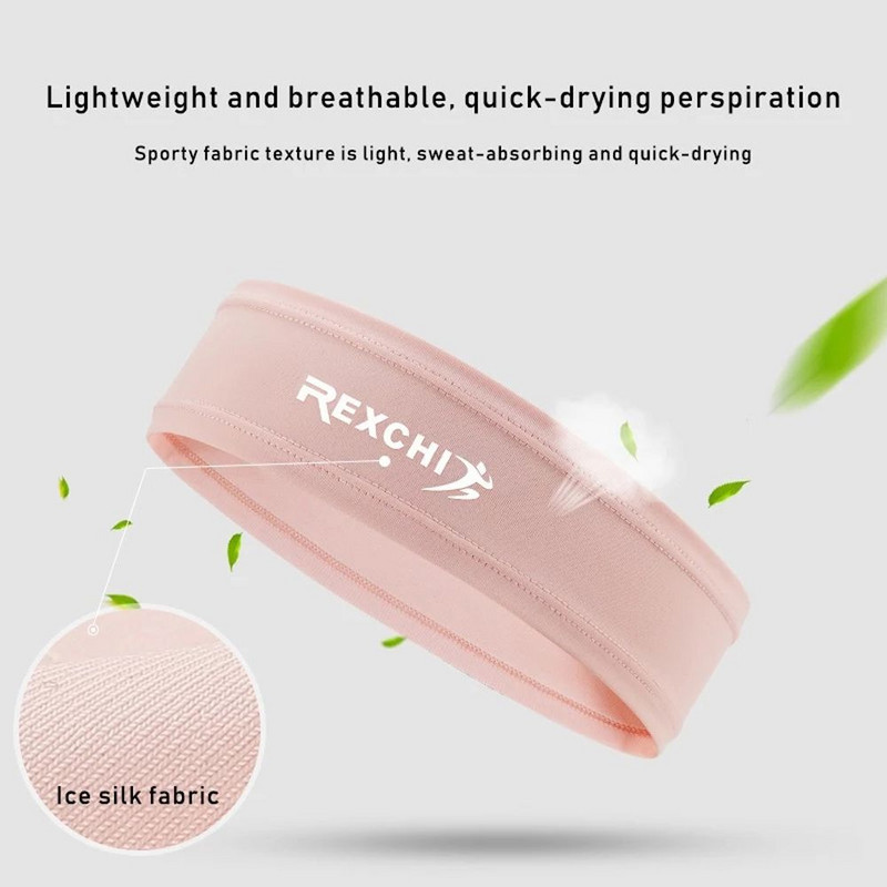 Sporta galvas saite Galvas lente Matu lentes Elastīga galvas saite Skriešanai matu lente Fitnesa galvas saite Sporta matu lentes Elastīga sviedru lente