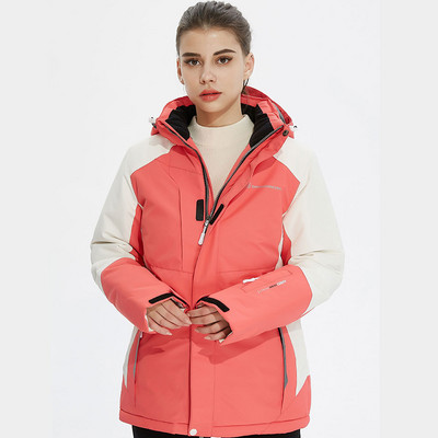 Uus naiste talvine suusajope, soe paks tuulekindel veekindel suusa lumelauajoped naistele õues hingav lumemantel