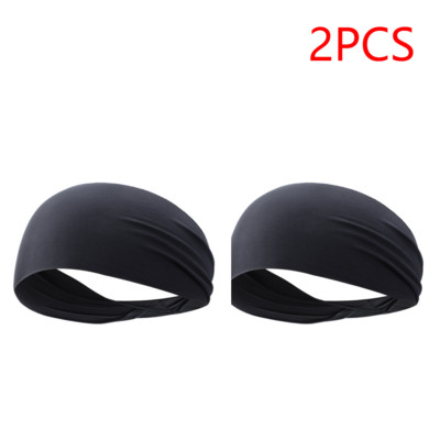 1/2GB Riteņbraukšanas jogas sporta galvas saite, absorbējoša sviedru lente vīriešiem un sievietēm jogas matu galvas sviedru lentes sporta matu aksesuāri