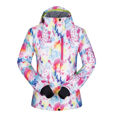 Γυναικείο μπουφάν για σκι αντιανεμικό αδιάβροχο αναπνεύσιμο ζεστά ρούχα Γυναικεία παλτό χιονιού -30 μοιρών χειμερινό μπουφάν Snowboarding για σκι