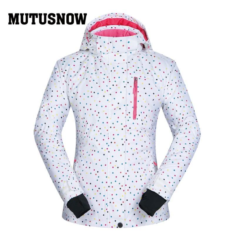 Γυναικείο μπουφάν για σκι αντιανεμικό αδιάβροχο αναπνεύσιμο ζεστά ρούχα Γυναικεία παλτό χιονιού -30 μοιρών χειμερινό μπουφάν Snowboarding για σκι