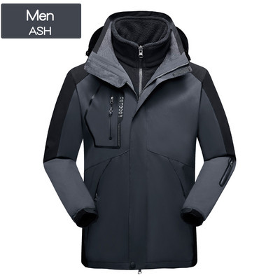 Naiste Suusakostüüm Talvine Soe Suusakapsli komplekt Tuulekindel veekindel 3-ühes jakid Suusa lumelauaülikond Lumekostüümid