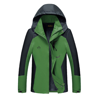 2022 Jesen Zima Muška vodootporna skijaška planinarska odjeća Jakna Plus pamučna vanjska vjetrovka s kapuljačom Kaput