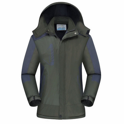 2022 Jesen Zima Muška vodootporna skijaška planinarska odjeća Jakna Plus pamučna vanjska vjetrovka s kapuljačom Kaput