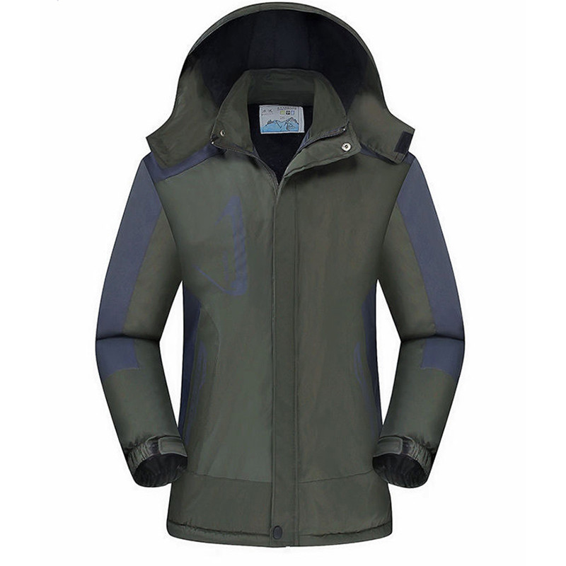 2022 Jesen Zima Muška vodootporna skijaška planinarska odjeća Jakna Plus pamučna vanjska vjetrovka s kapuljačom Kaput