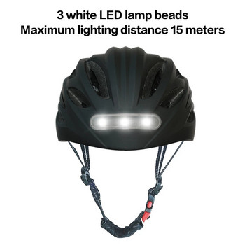 Κράνος ποδηλατικού ποδηλάτου με λάμπα LED με οπίσθιο φως LED με ενδιάμεσο χύτευση Εξοπλισμός μοτοσυκλέτας αθλητικής ιππασίας για ποδήλατο εξωτερικού χώρου