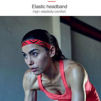Αντιολισθητικός ιδρώτας Sweatband Ανδρικά Γυναικεία Άσκηση Γυμναστική Γιόγκα Sports Hairband Elastic Absorbent Running Headband New